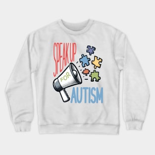 Speak Up For Autism: Mind Body Balance Crewneck Sweatshirt